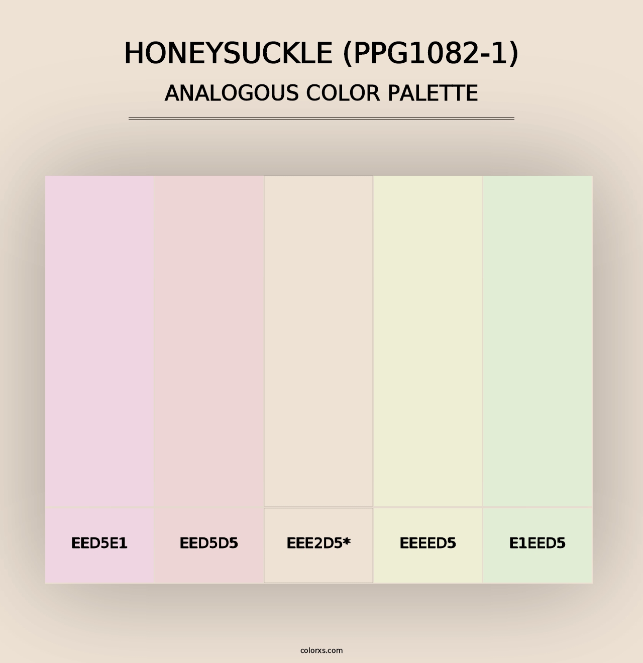 Honeysuckle (PPG1082-1) - Analogous Color Palette