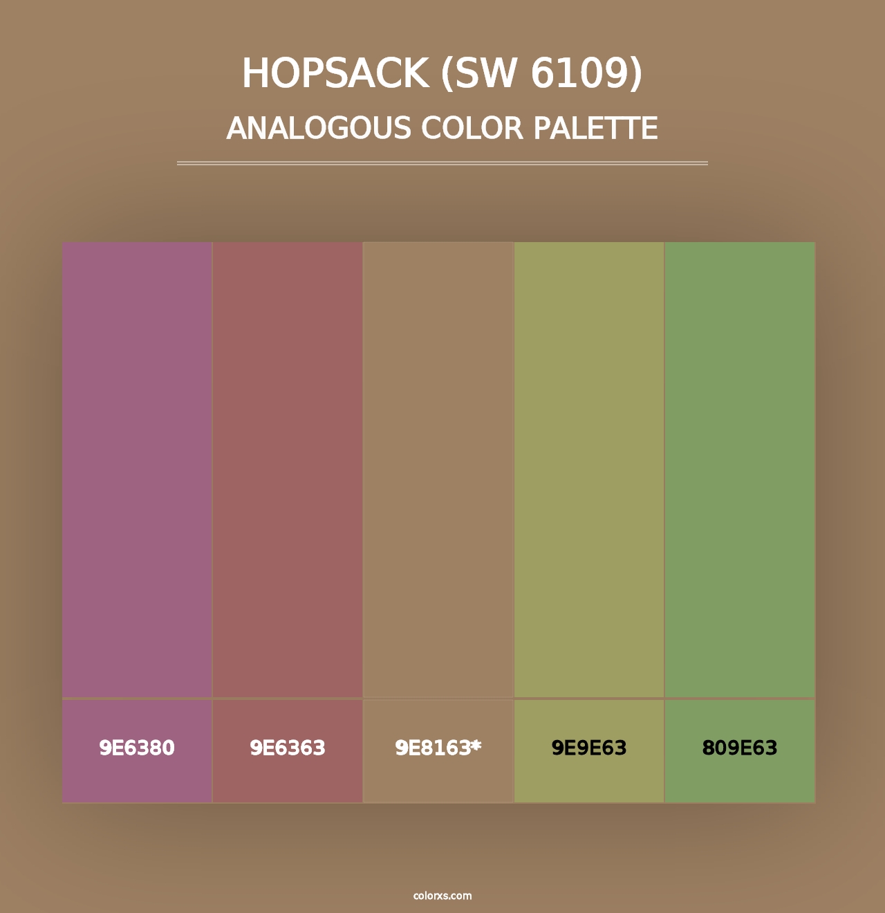 Hopsack (SW 6109) - Analogous Color Palette