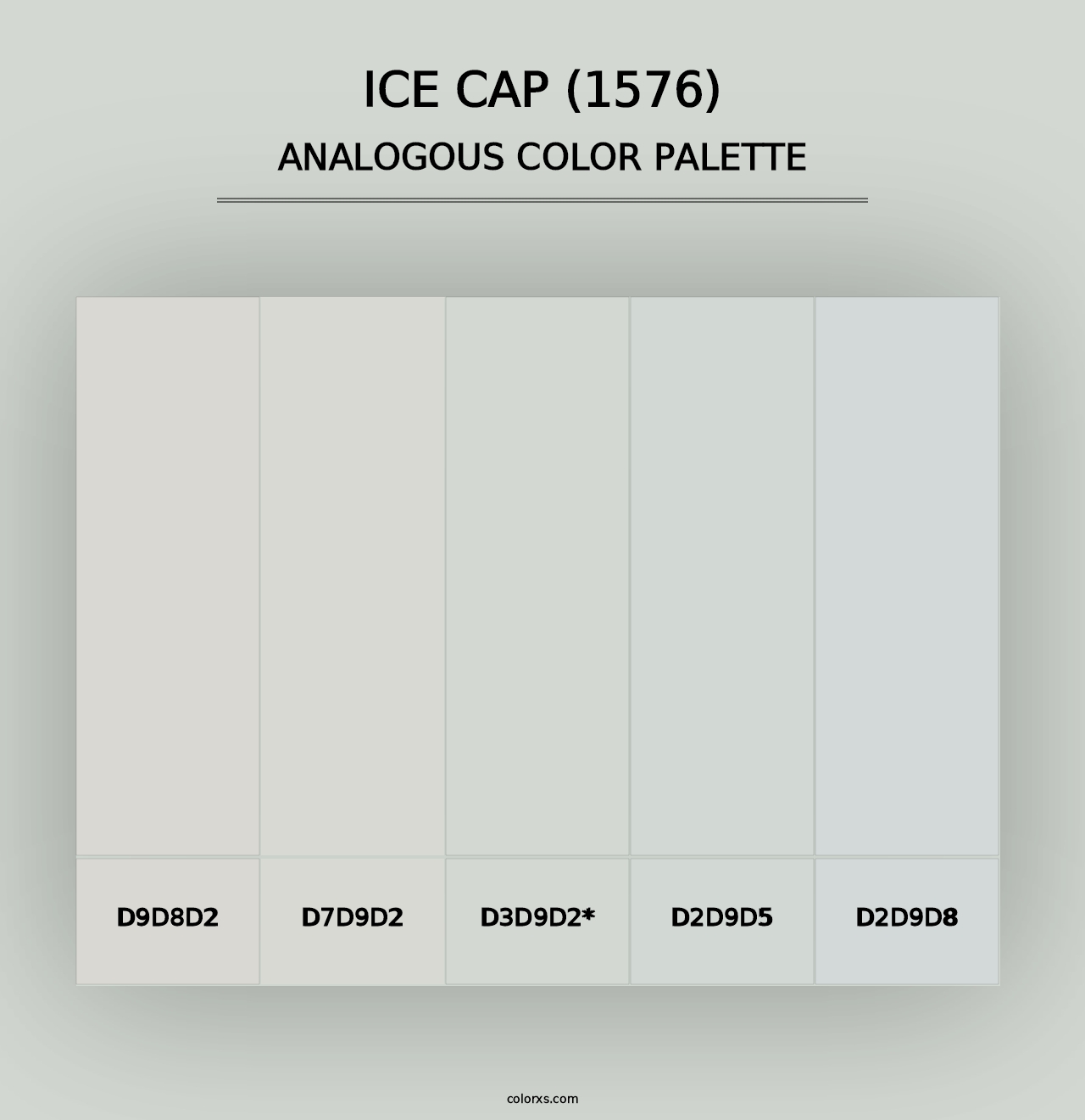 Ice Cap (1576) - Analogous Color Palette