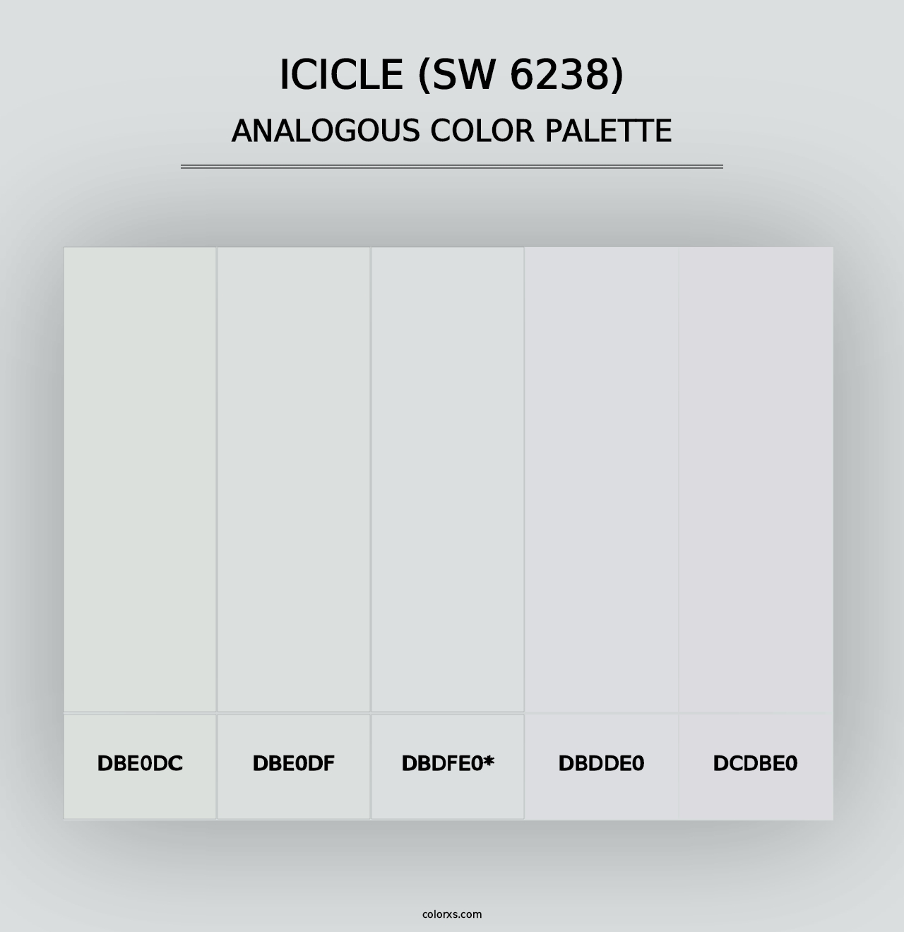 Icicle (SW 6238) - Analogous Color Palette