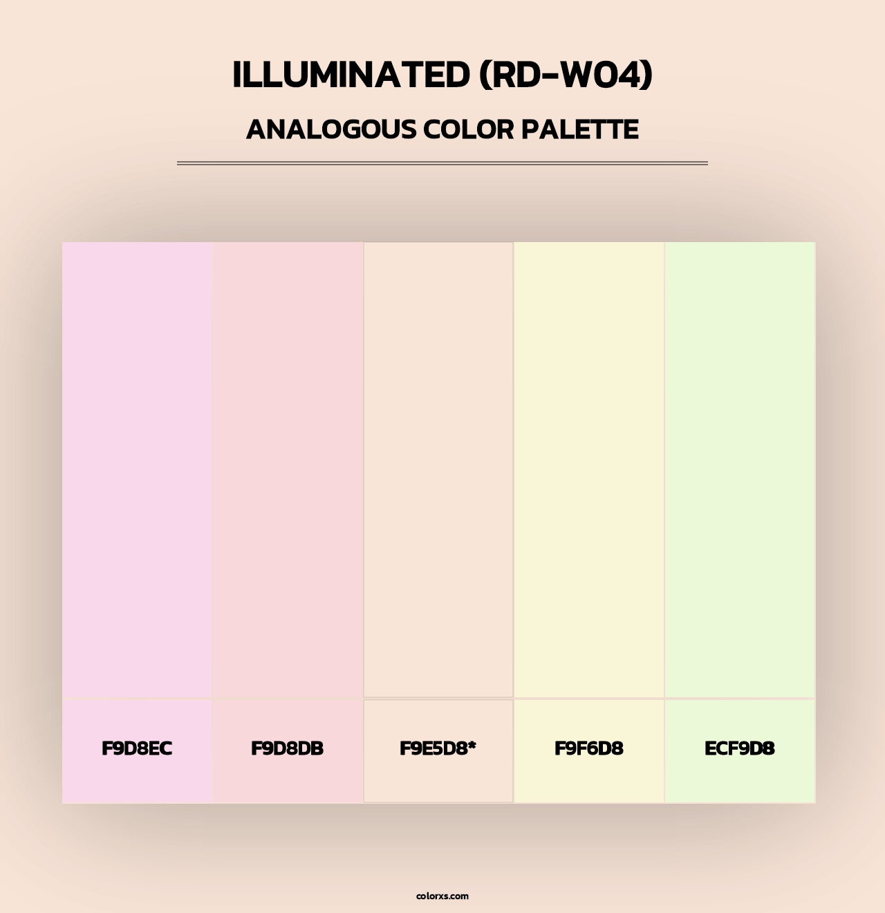 Illuminated (RD-W04) - Analogous Color Palette