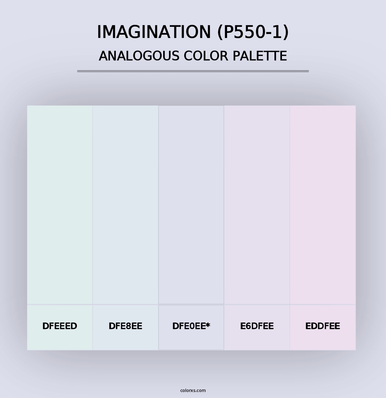 Imagination (P550-1) - Analogous Color Palette