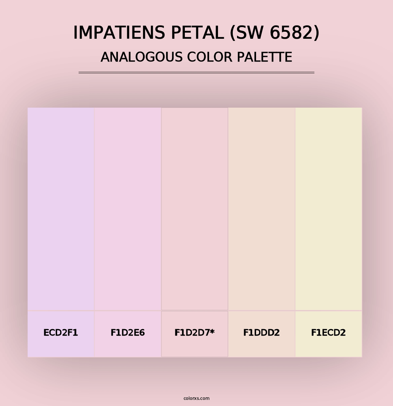 Impatiens Petal (SW 6582) - Analogous Color Palette