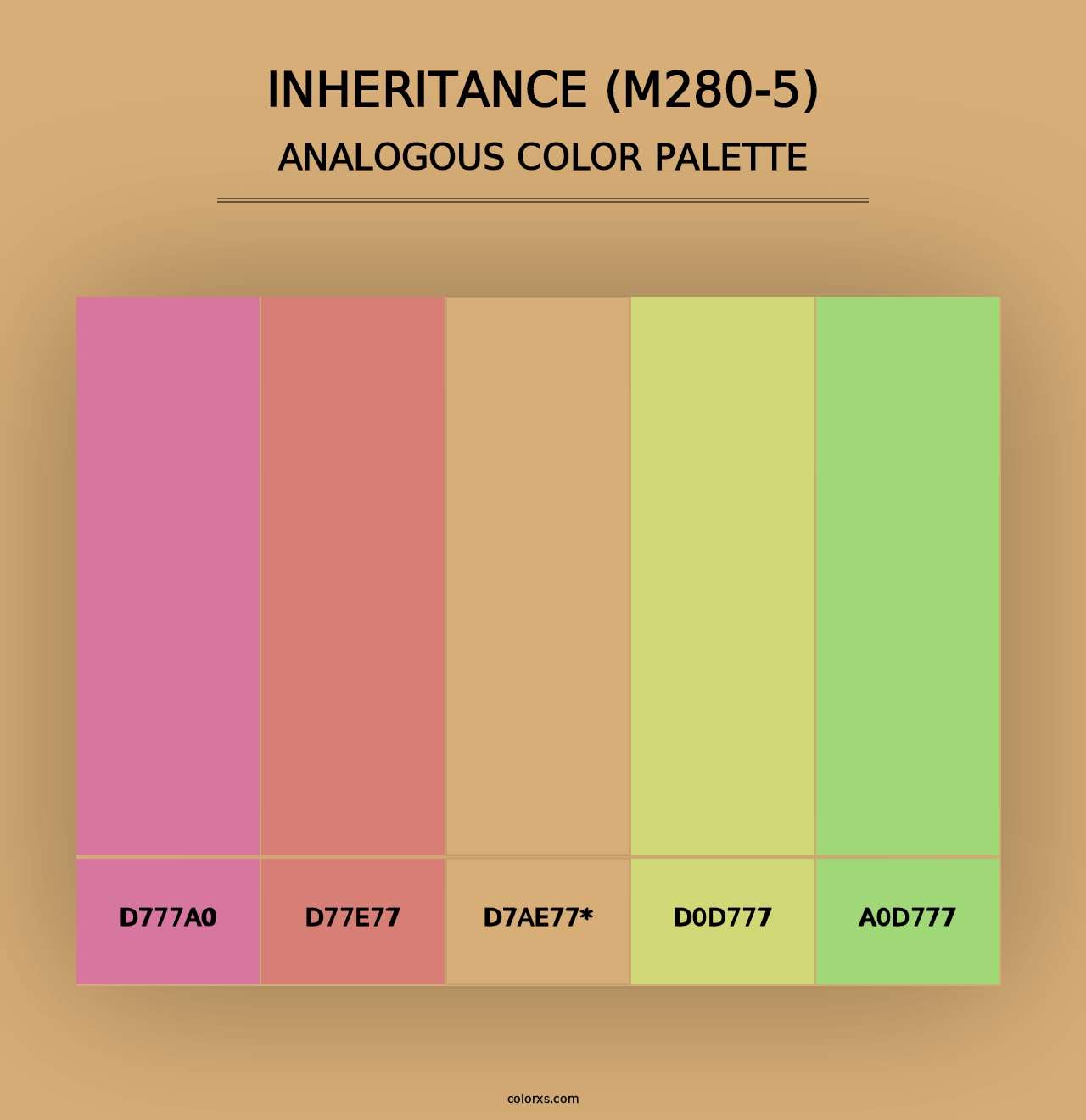 Inheritance (M280-5) - Analogous Color Palette