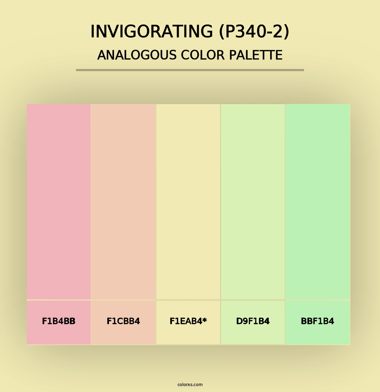 Invigorating (P340-2) - Analogous Color Palette