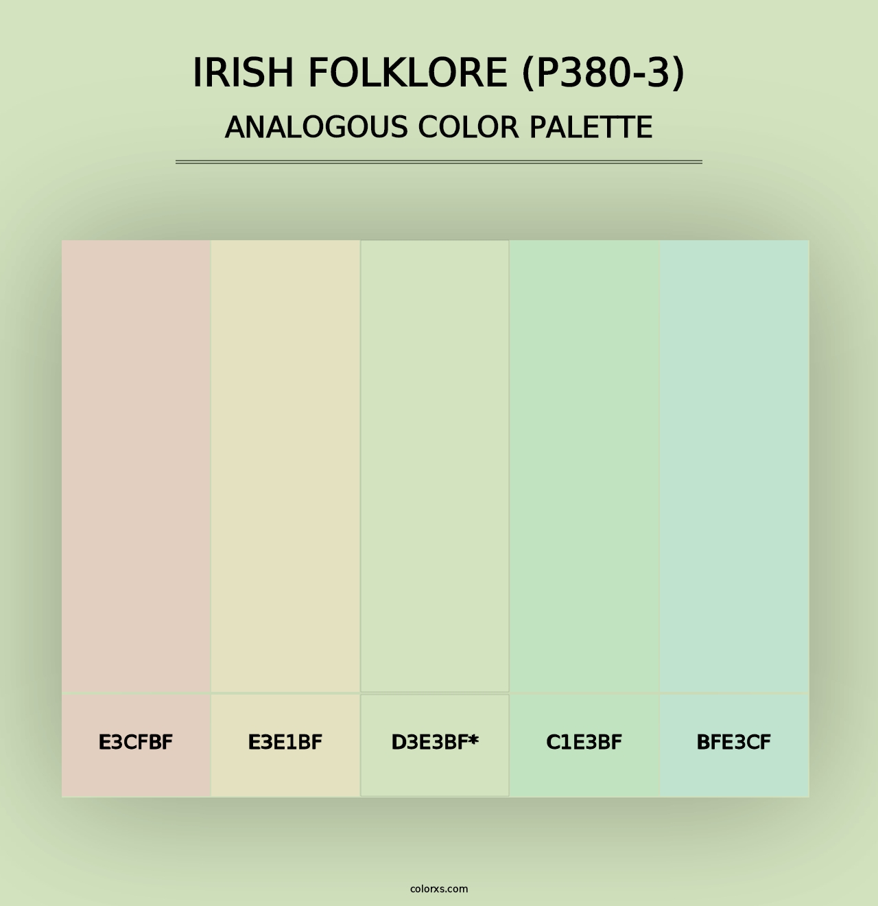 Irish Folklore (P380-3) - Analogous Color Palette