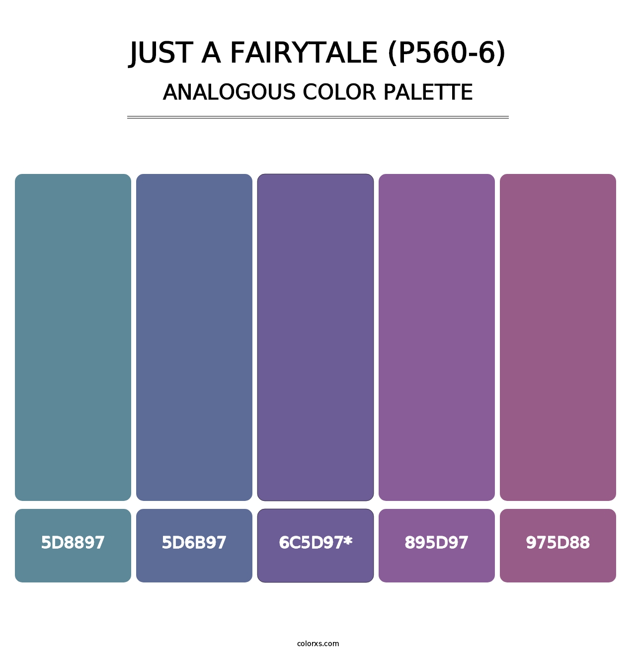 Just A Fairytale (P560-6) - Analogous Color Palette