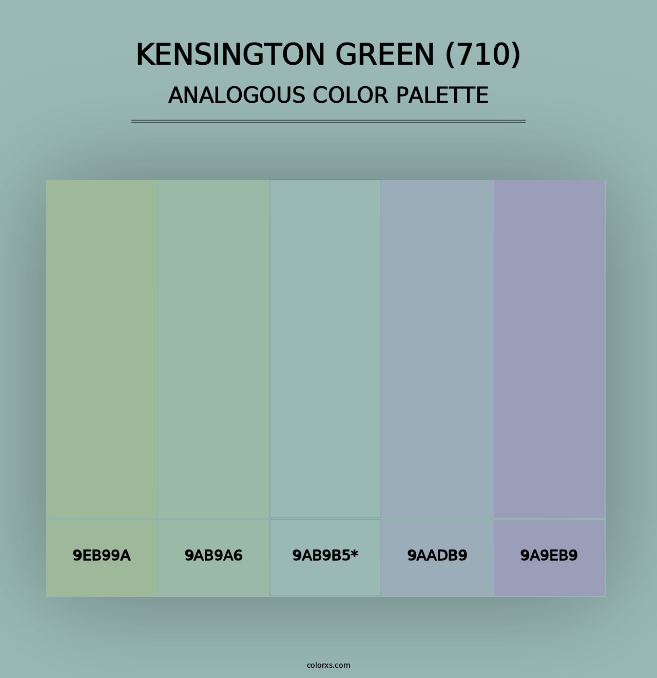 Kensington Green (710) - Analogous Color Palette