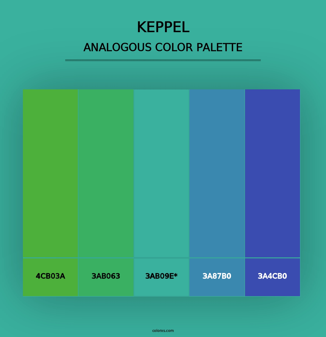 Keppel - Analogous Color Palette