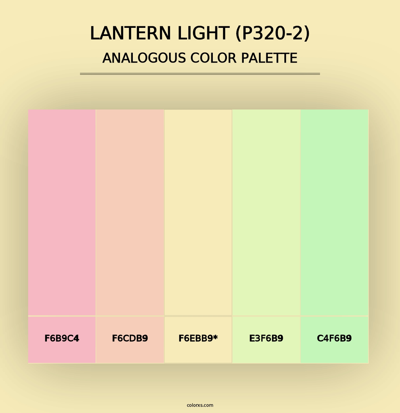 Lantern Light (P320-2) - Analogous Color Palette