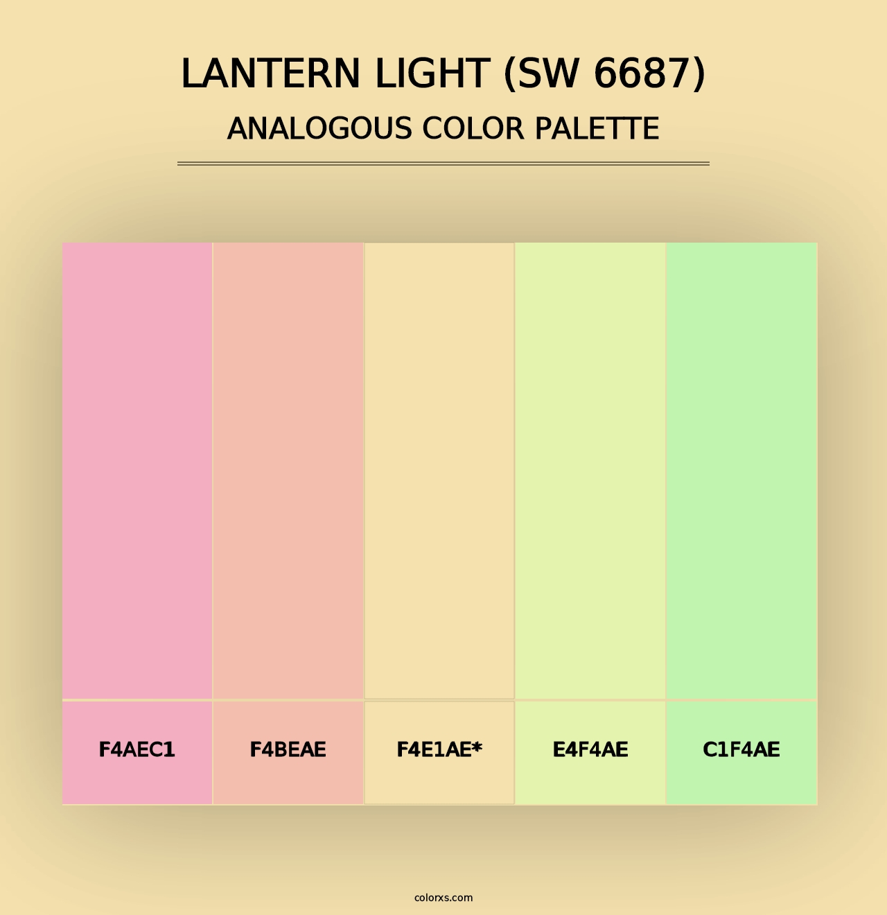 Lantern Light (SW 6687) - Analogous Color Palette