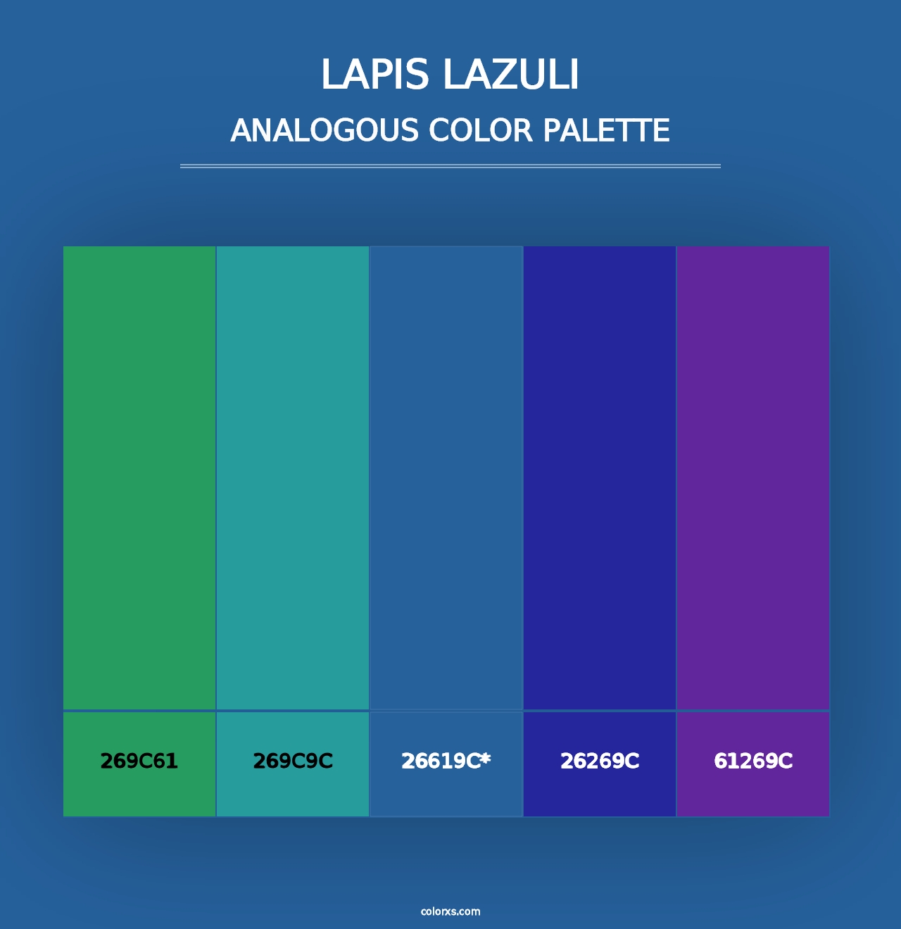 Lapis Lazuli - Analogous Color Palette