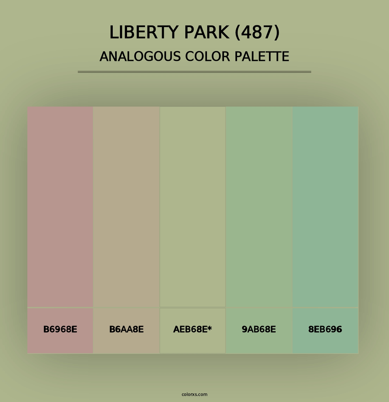 Liberty Park (487) - Analogous Color Palette