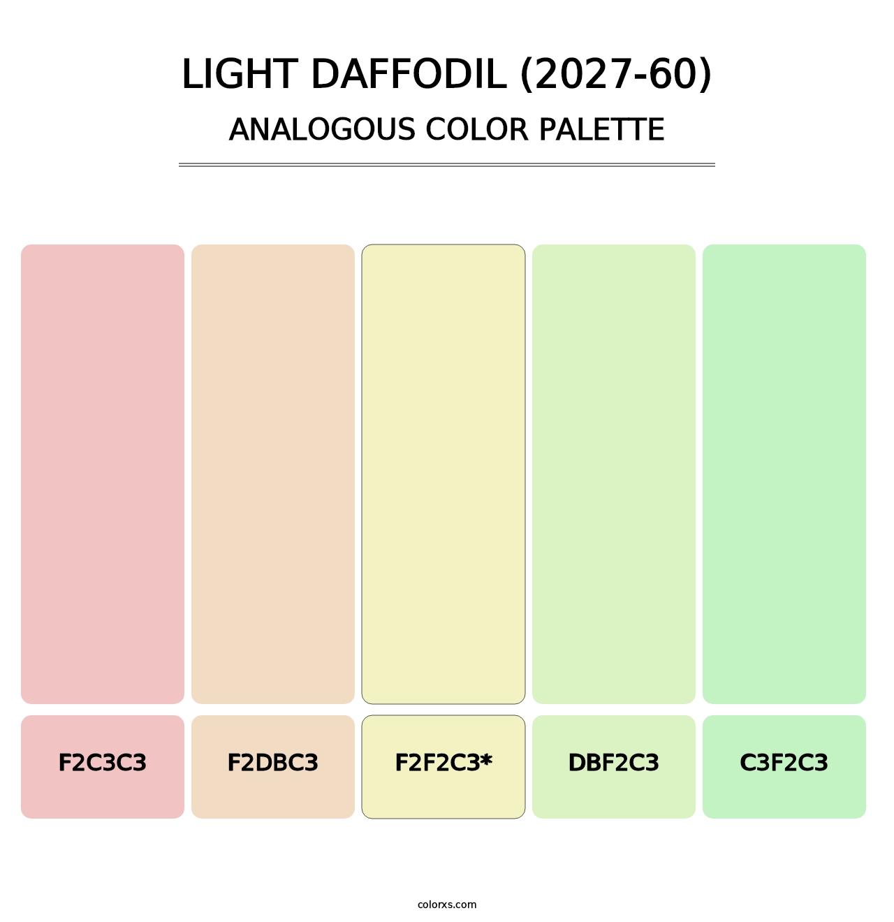 Light Daffodil (2027-60) - Analogous Color Palette