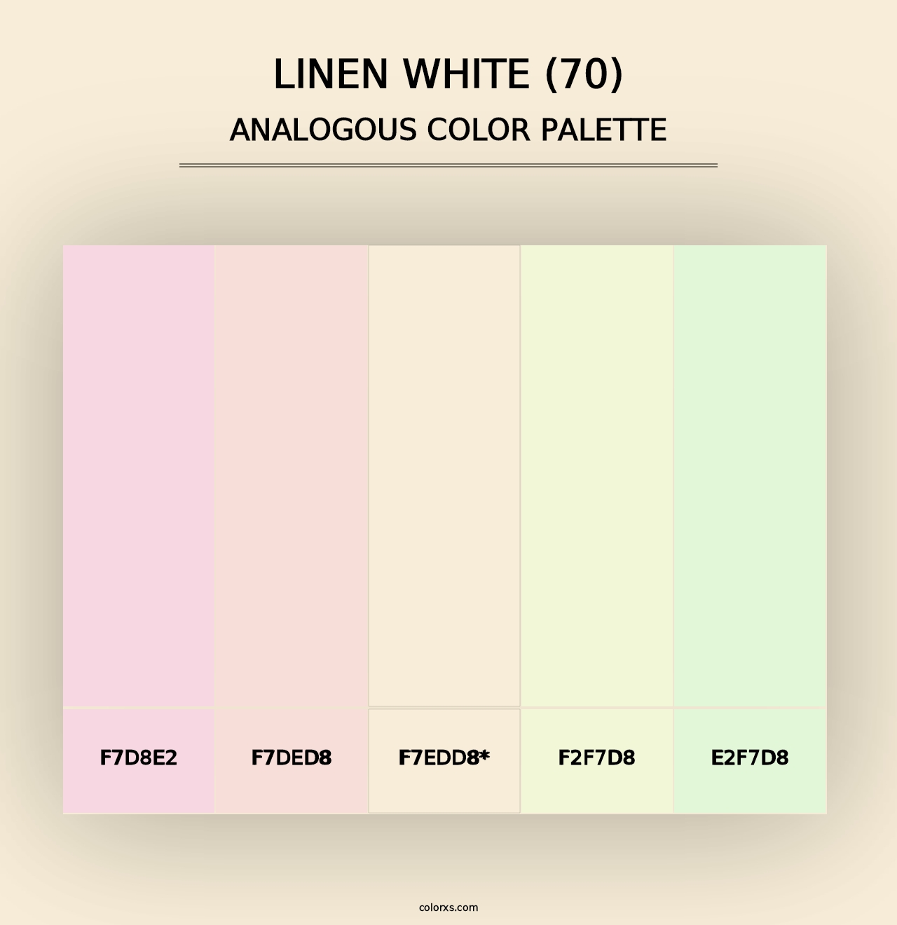 Linen White (70) - Analogous Color Palette