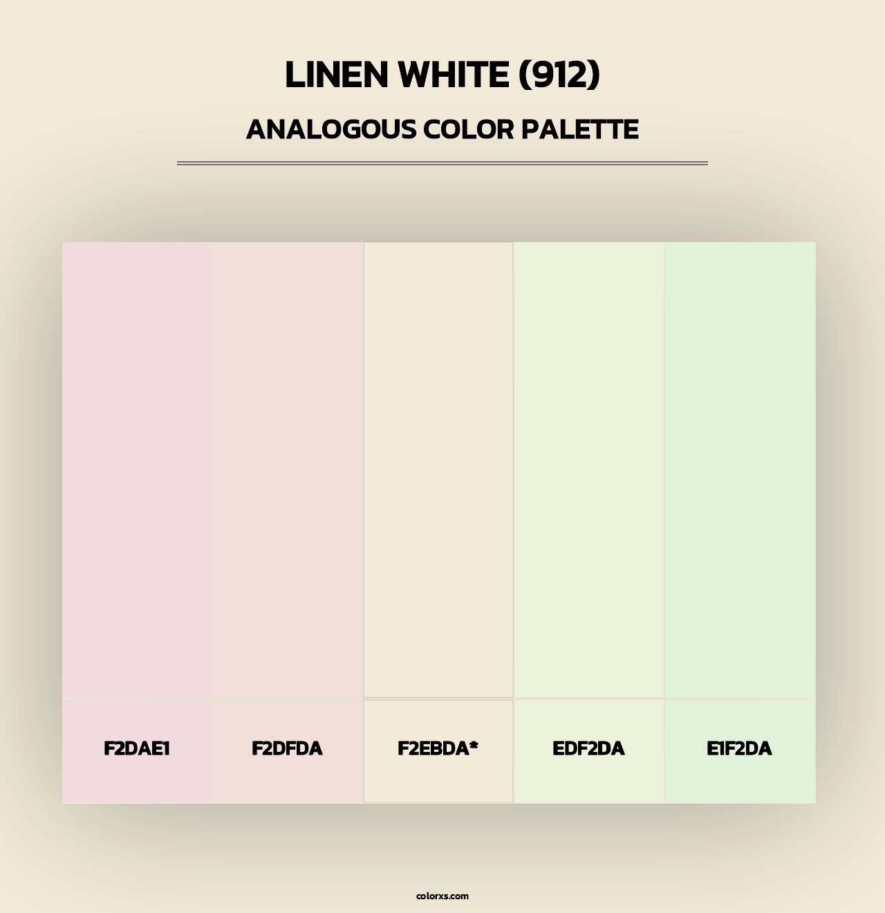 Linen White (912) - Analogous Color Palette