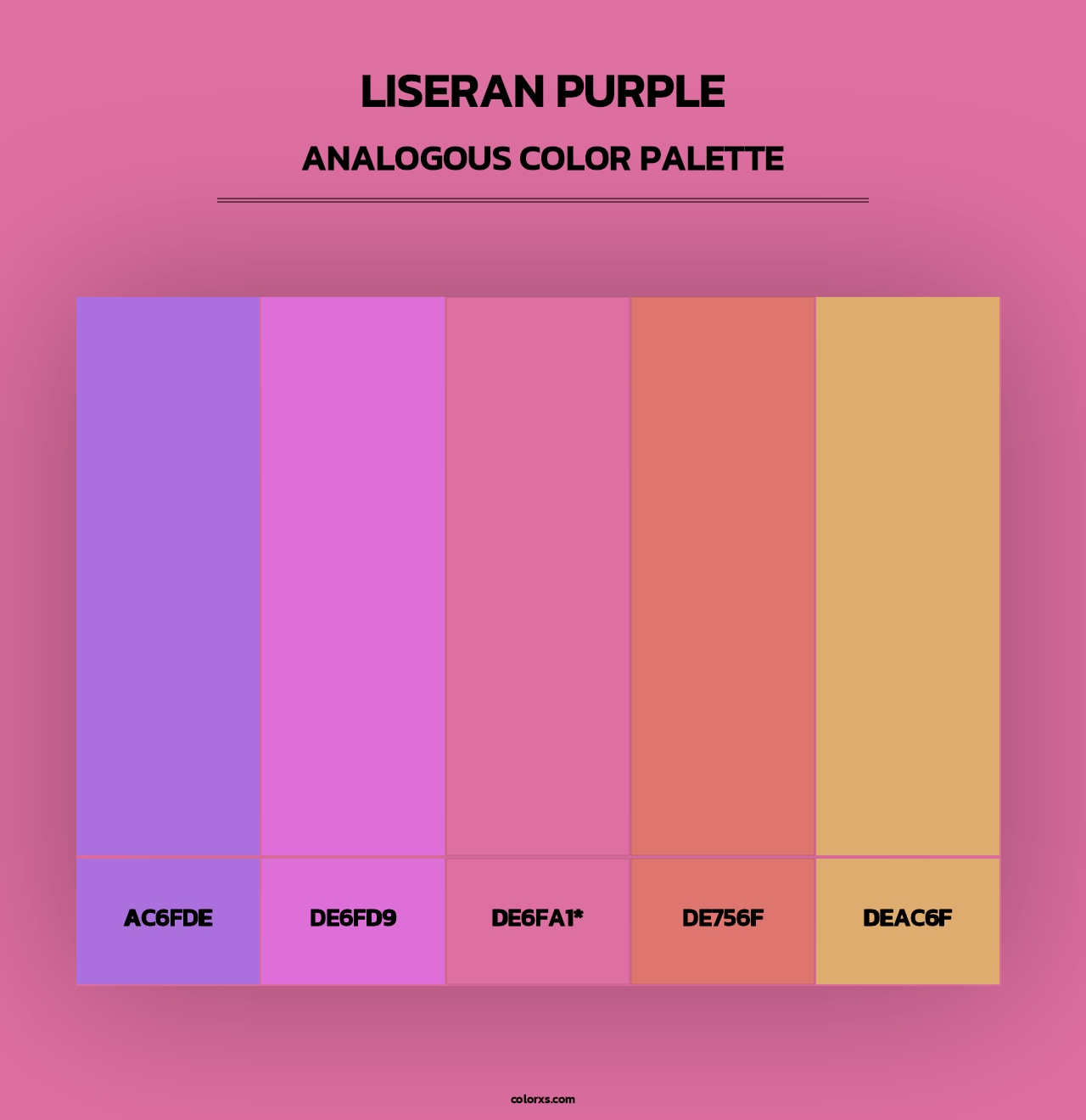 Liseran Purple - Analogous Color Palette