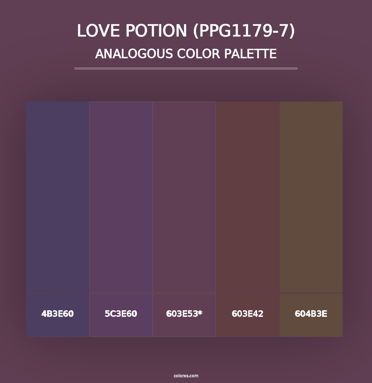 Love Potion (PPG1179-7) - Analogous Color Palette