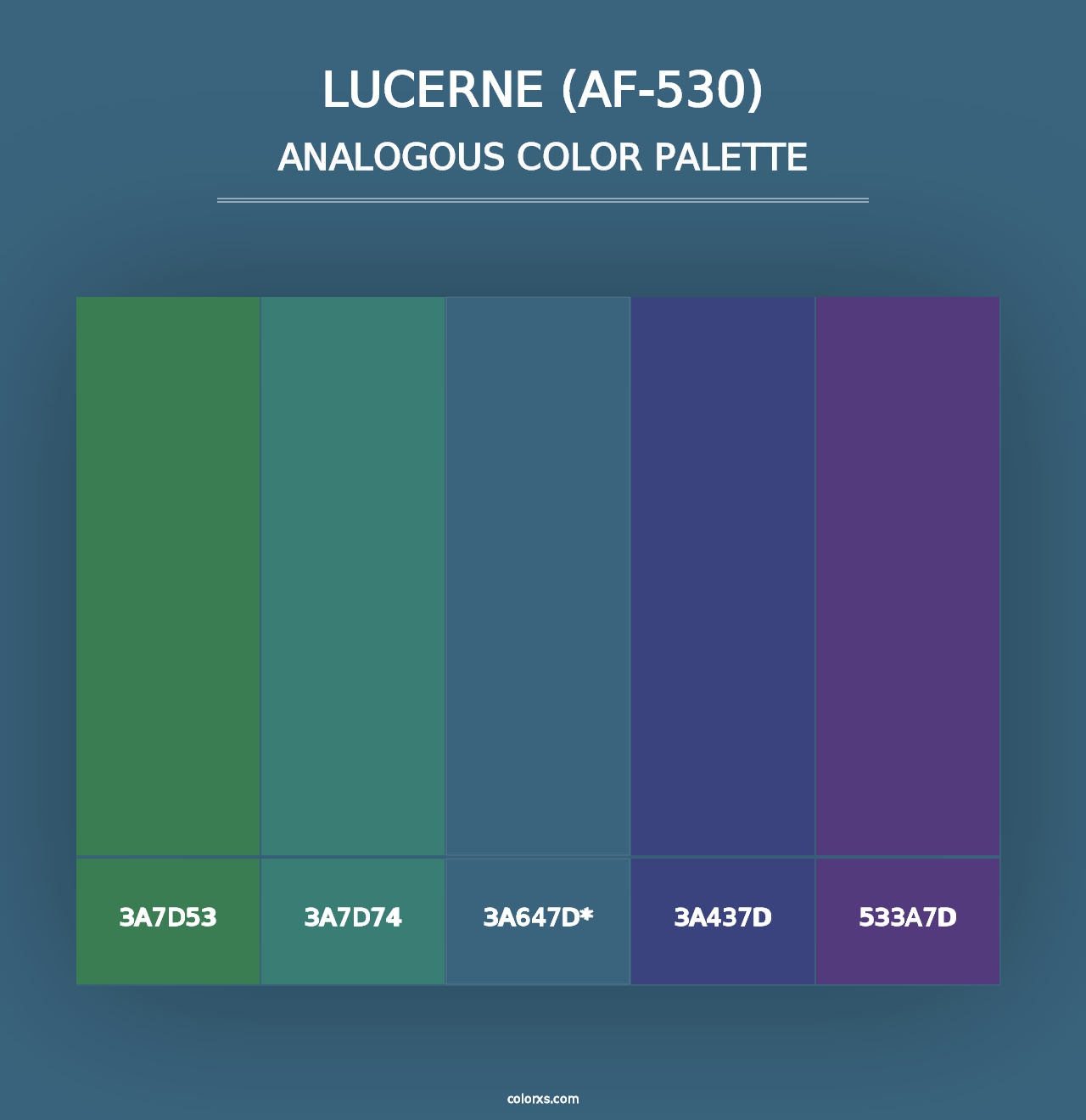 Lucerne (AF-530) - Analogous Color Palette