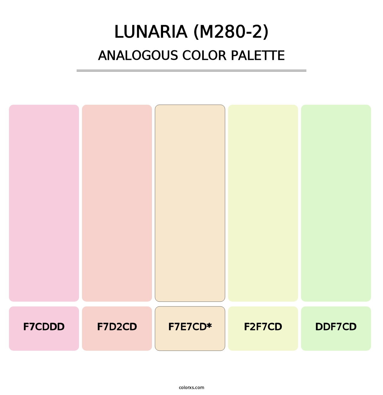 Lunaria (M280-2) - Analogous Color Palette