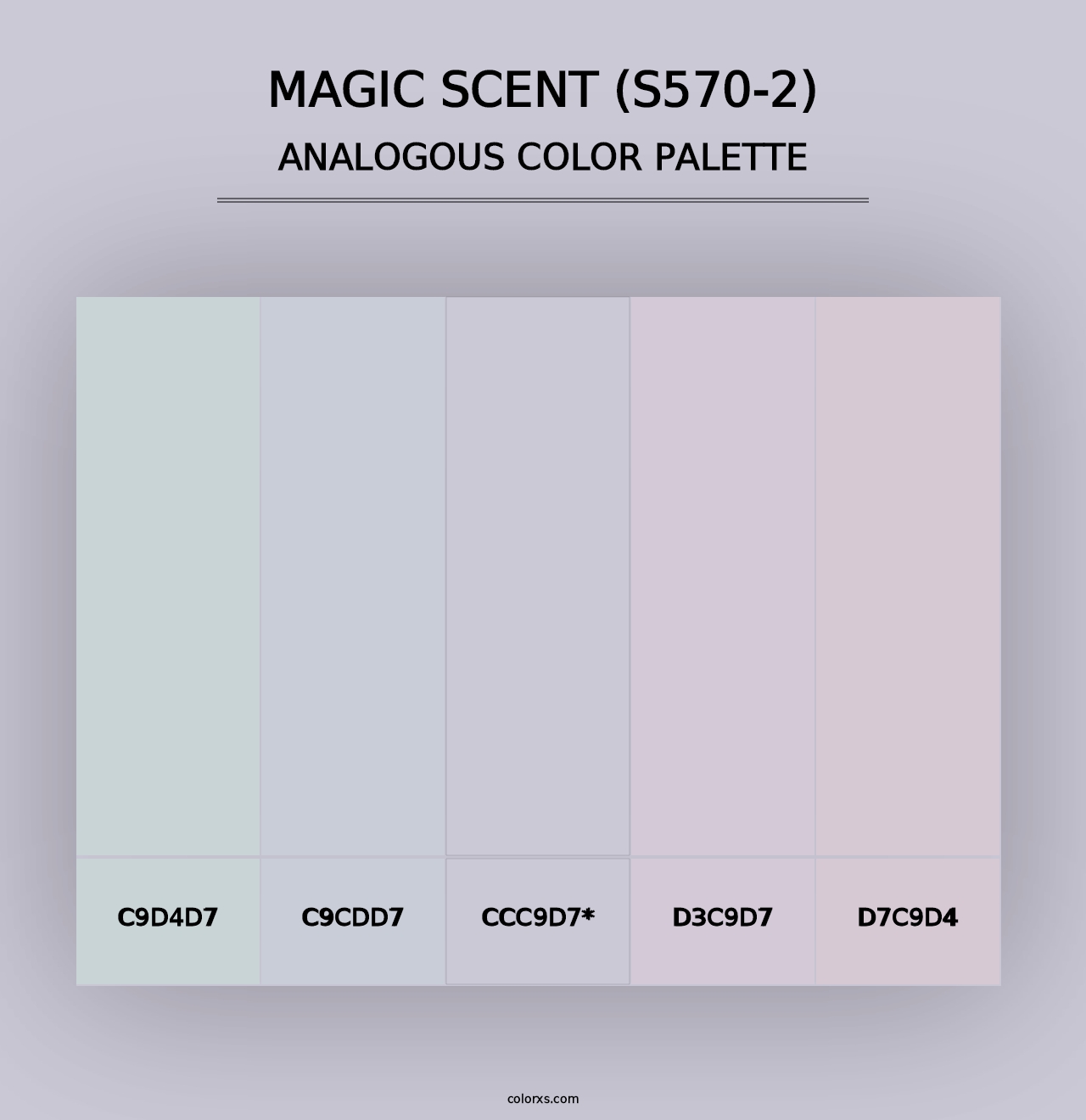 Magic Scent (S570-2) - Analogous Color Palette