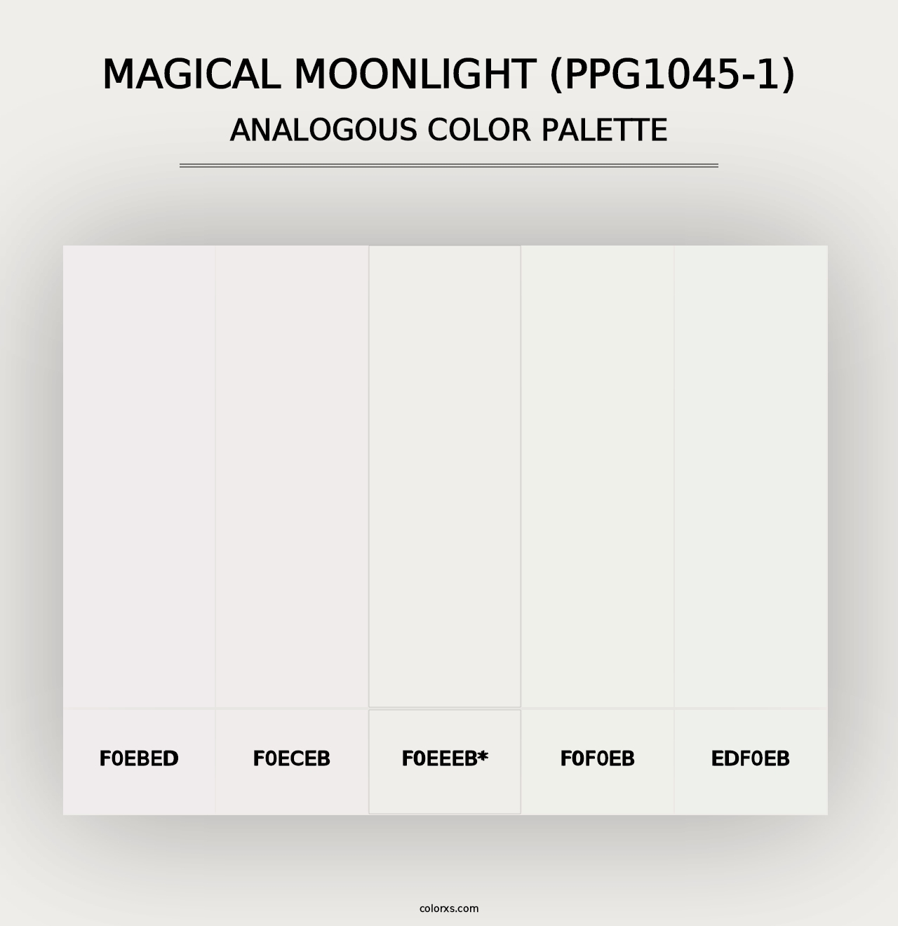 Magical Moonlight (PPG1045-1) - Analogous Color Palette