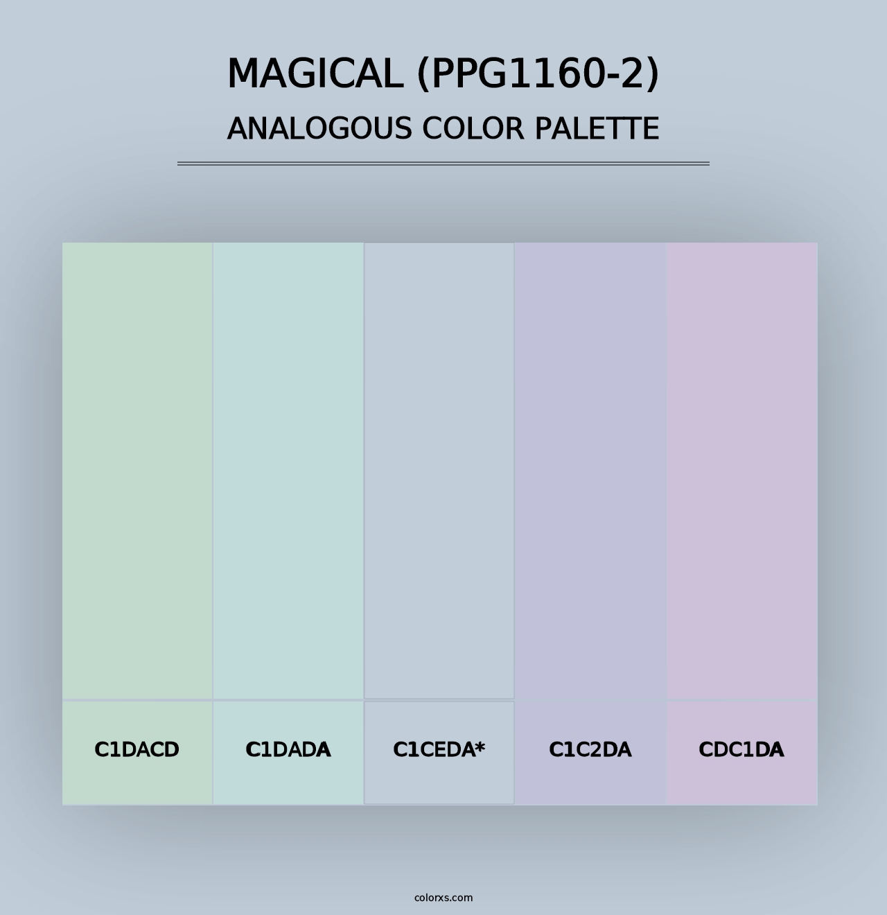 Magical (PPG1160-2) - Analogous Color Palette