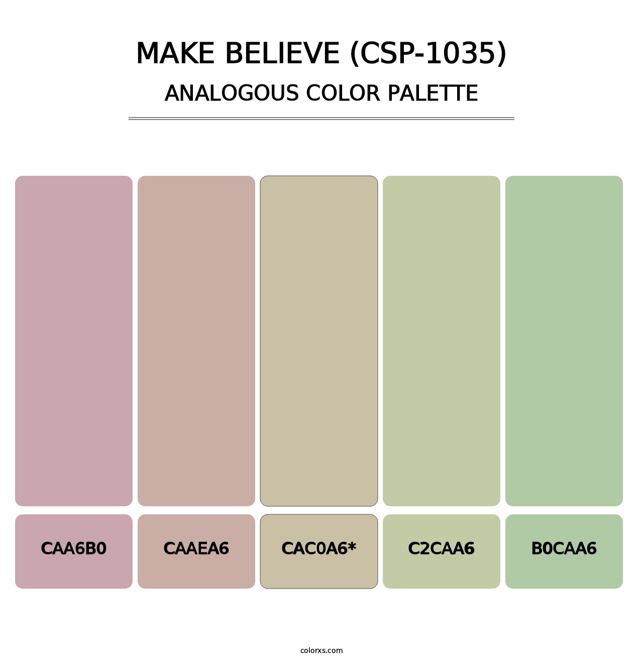 Make Believe (CSP-1035) - Analogous Color Palette