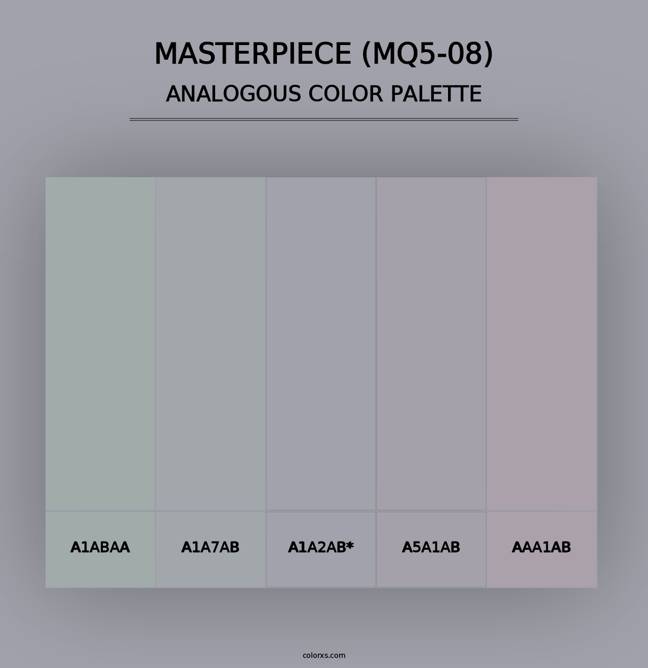 Masterpiece (MQ5-08) - Analogous Color Palette