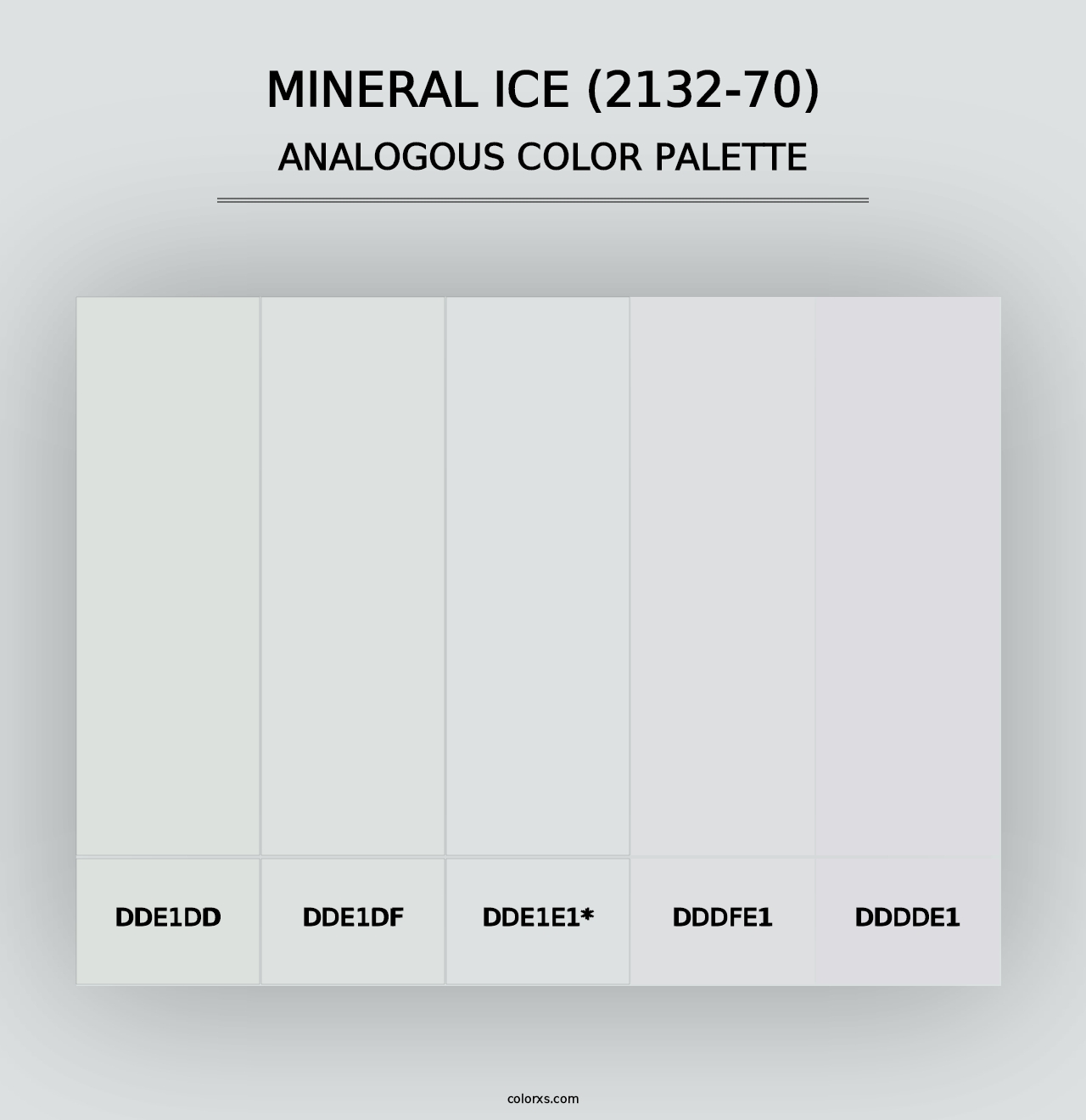 Mineral Ice (2132-70) - Analogous Color Palette