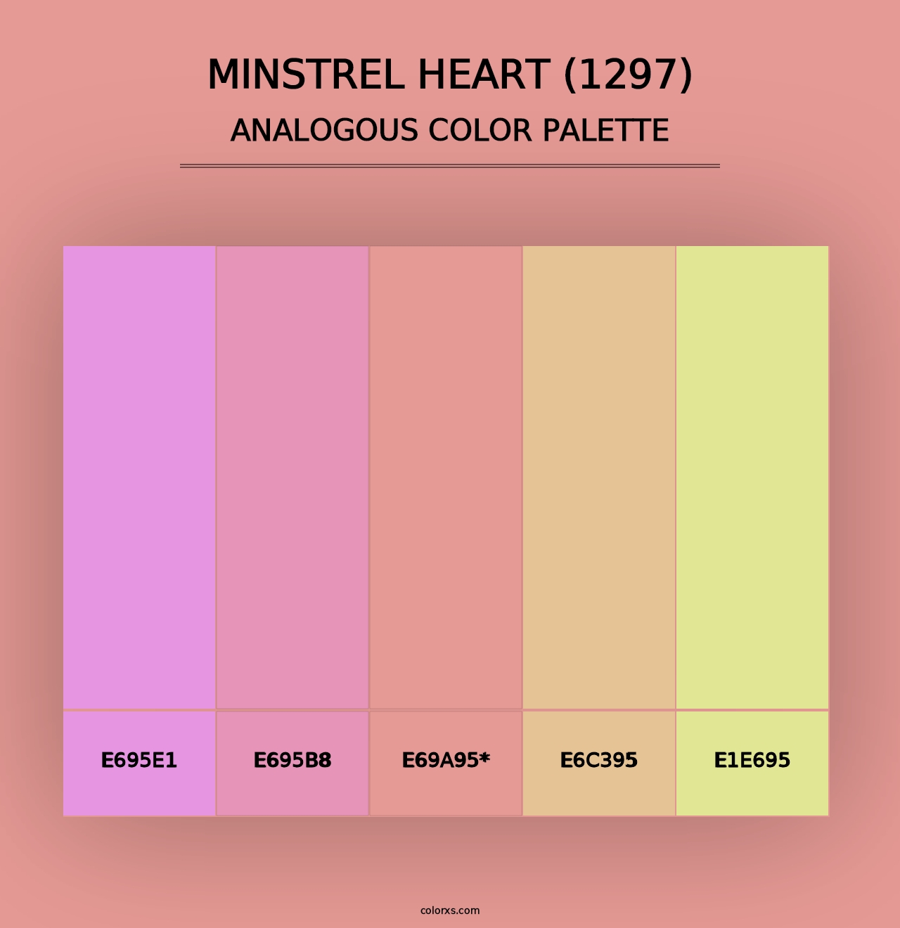 Minstrel Heart (1297) - Analogous Color Palette