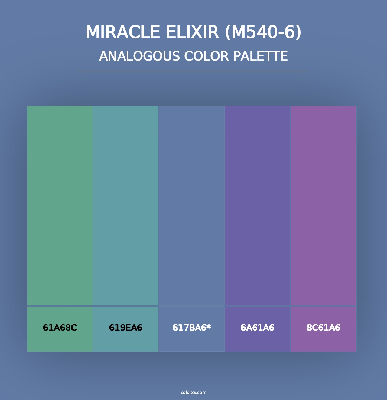 Miracle Elixir (M540-6) - Analogous Color Palette