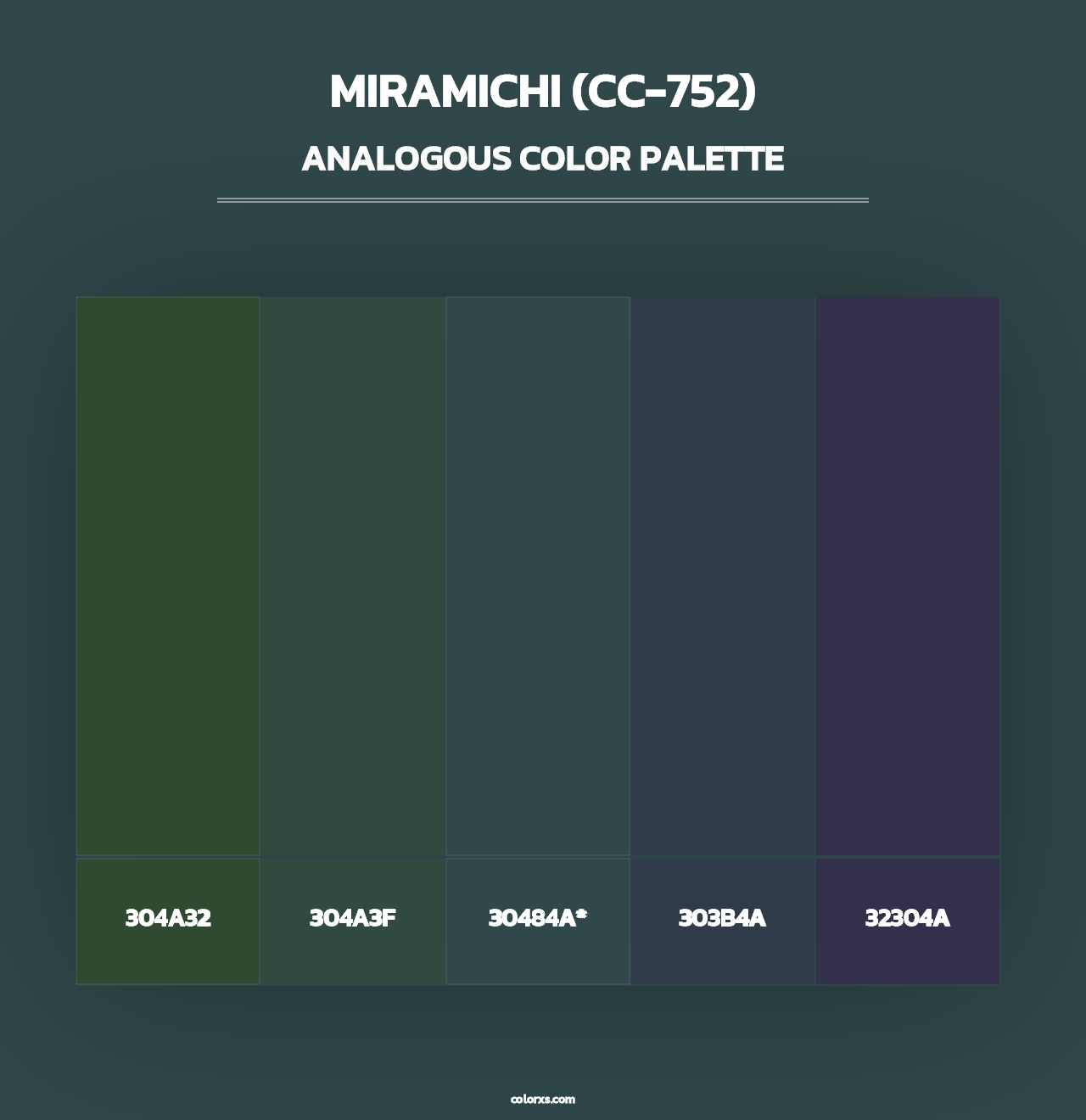 Miramichi (CC-752) - Analogous Color Palette