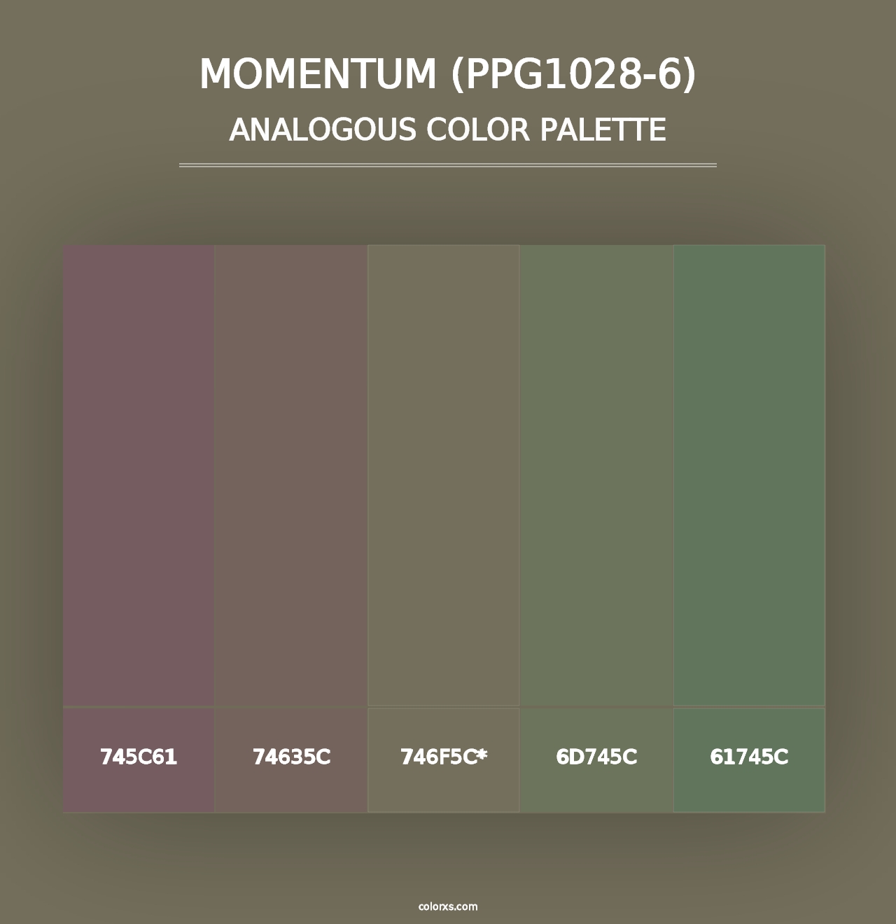 Momentum (PPG1028-6) - Analogous Color Palette