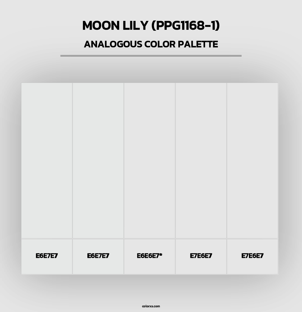 Moon Lily (PPG1168-1) - Analogous Color Palette