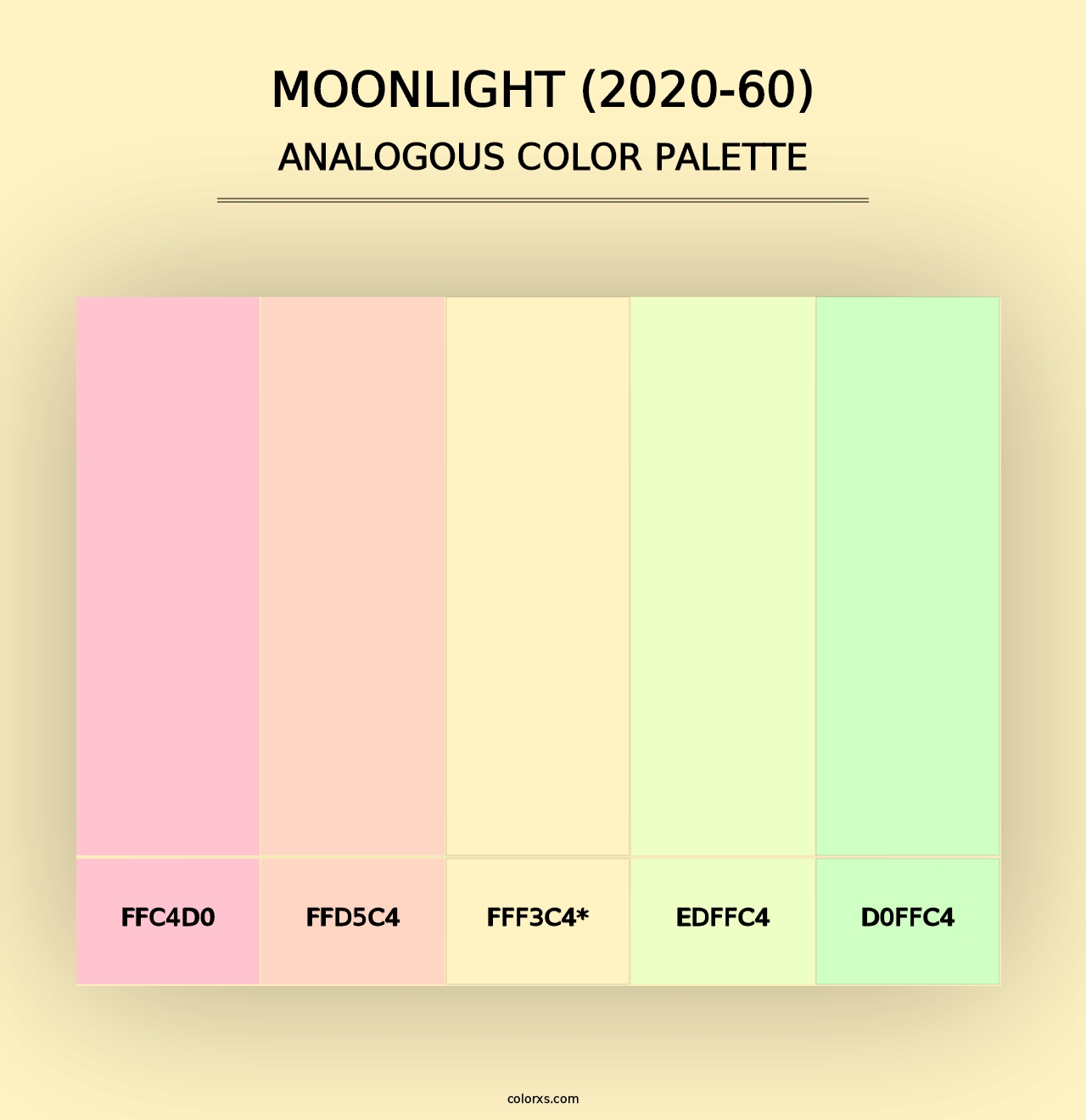 Moonlight (2020-60) - Analogous Color Palette