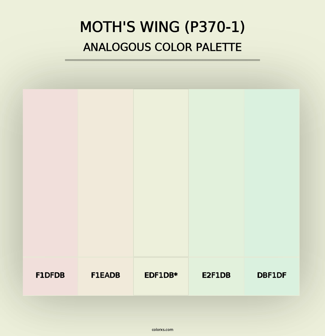 Moth'S Wing (P370-1) - Analogous Color Palette