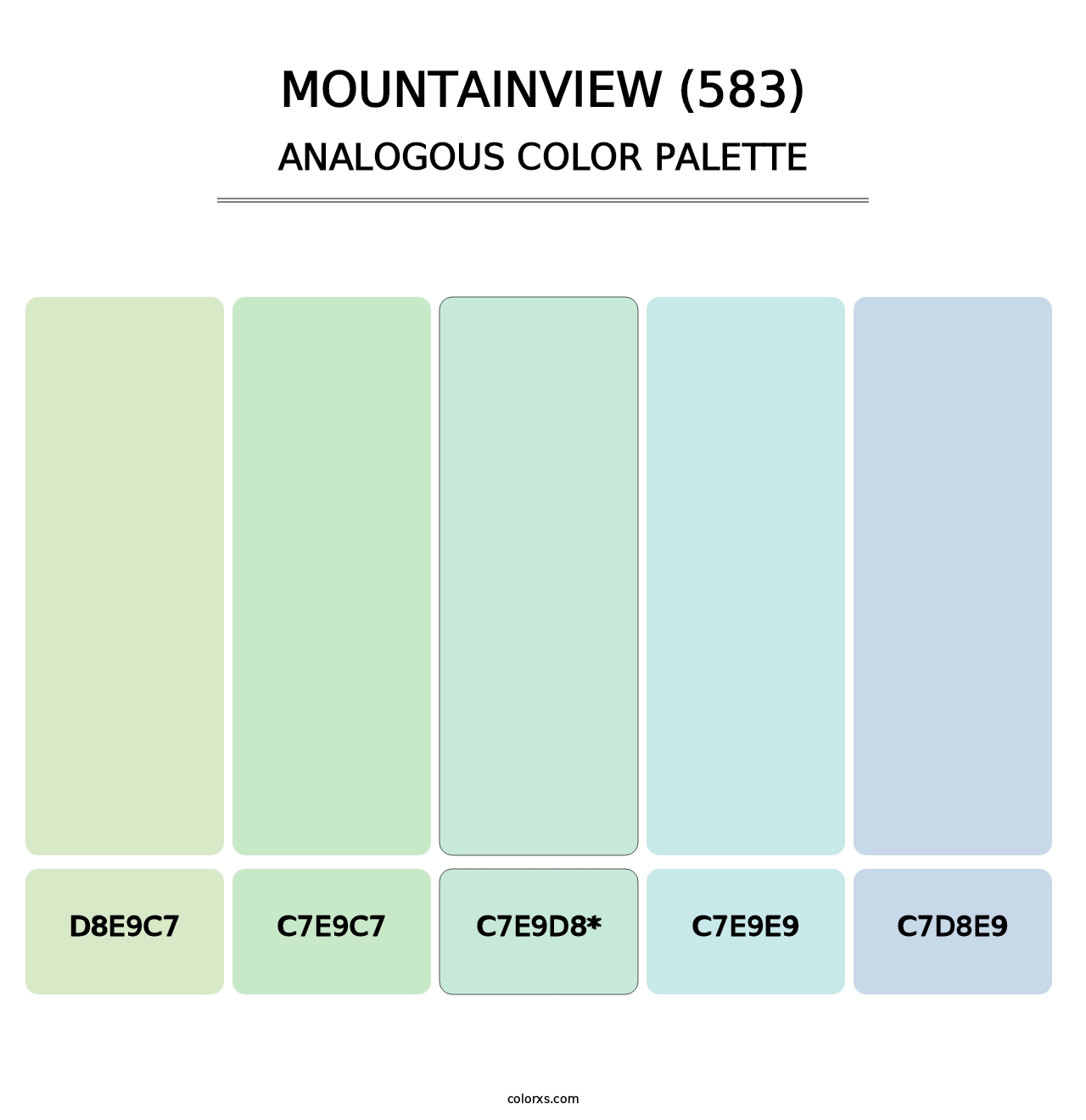 Mountainview (583) - Analogous Color Palette