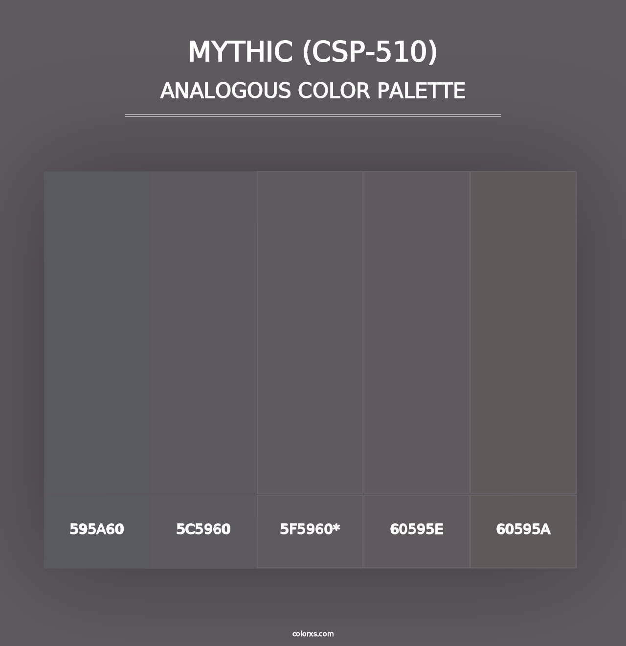 Mythic (CSP-510) - Analogous Color Palette