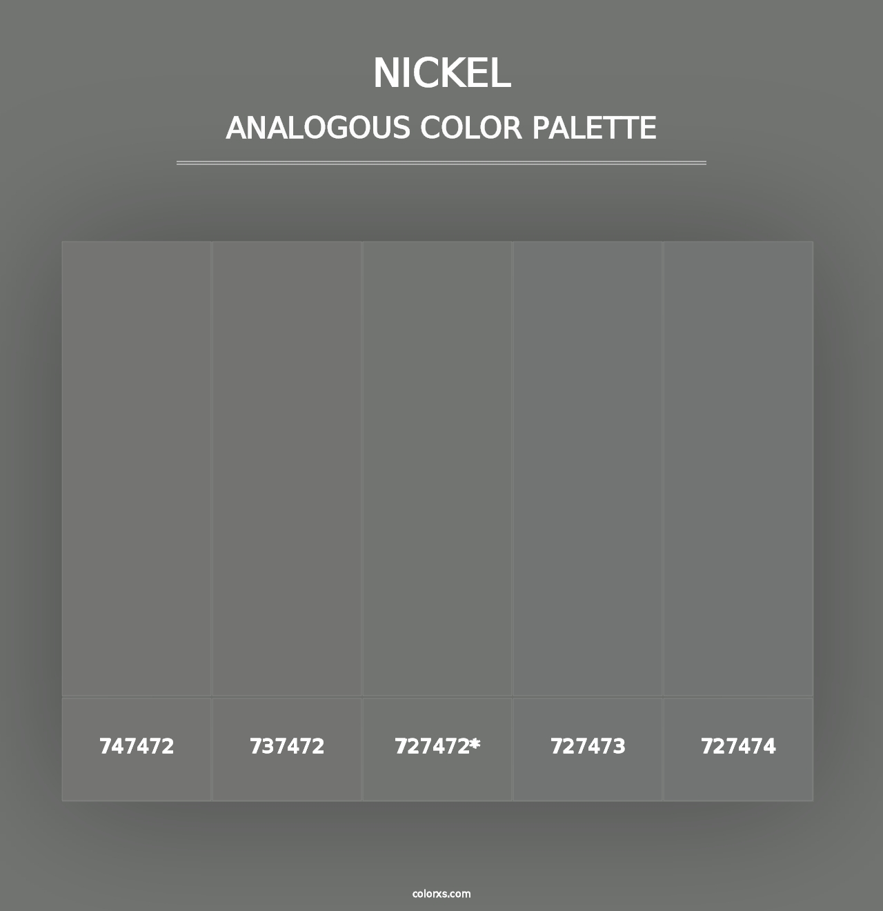 Nickel - Analogous Color Palette