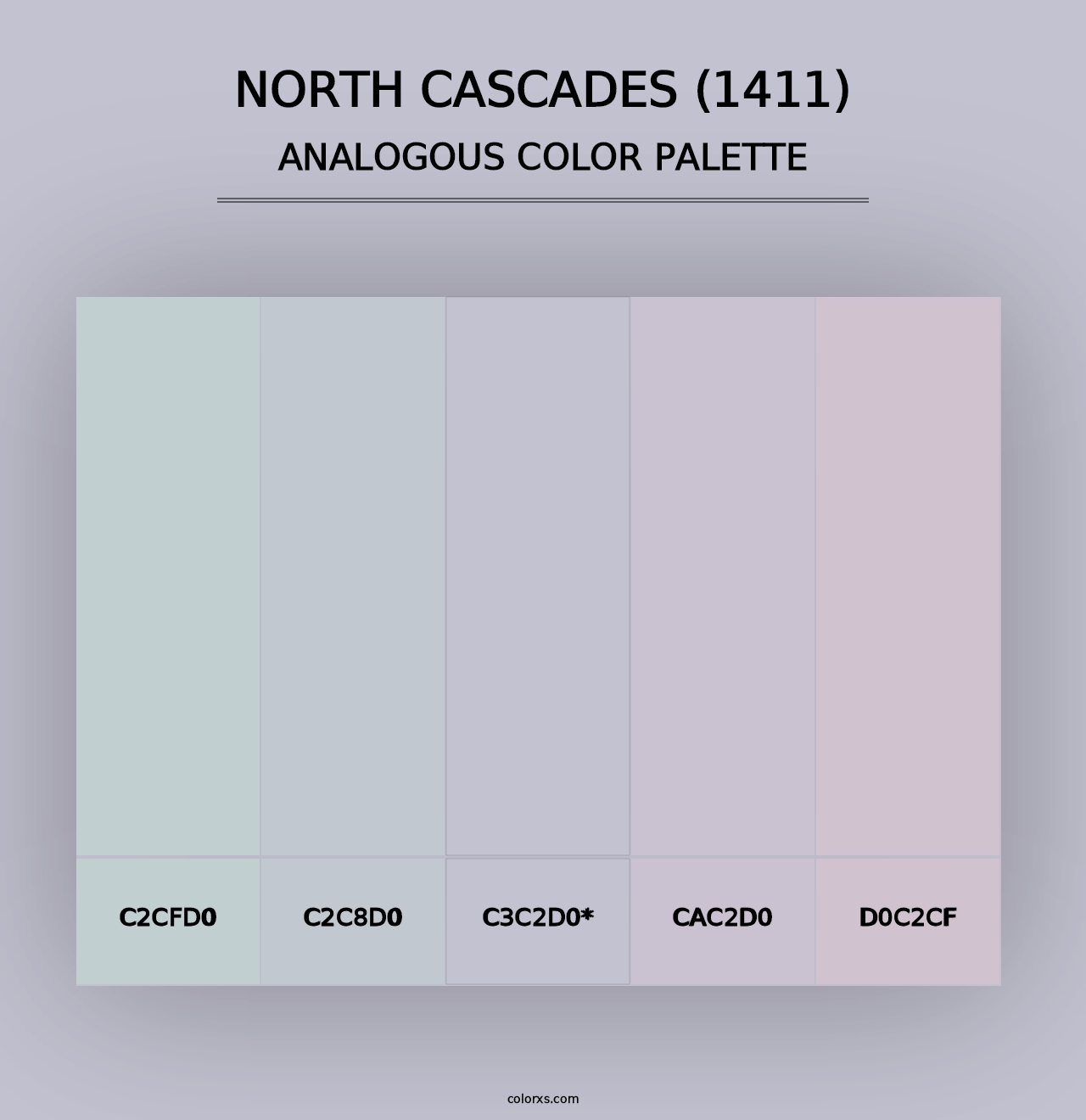 North Cascades (1411) - Analogous Color Palette