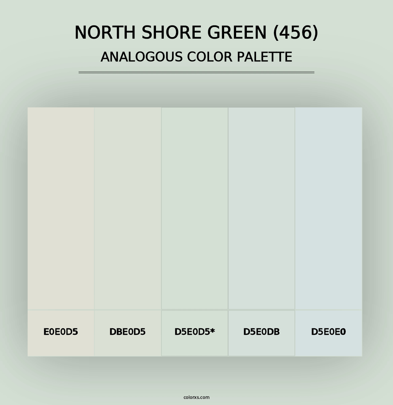 North Shore Green (456) - Analogous Color Palette