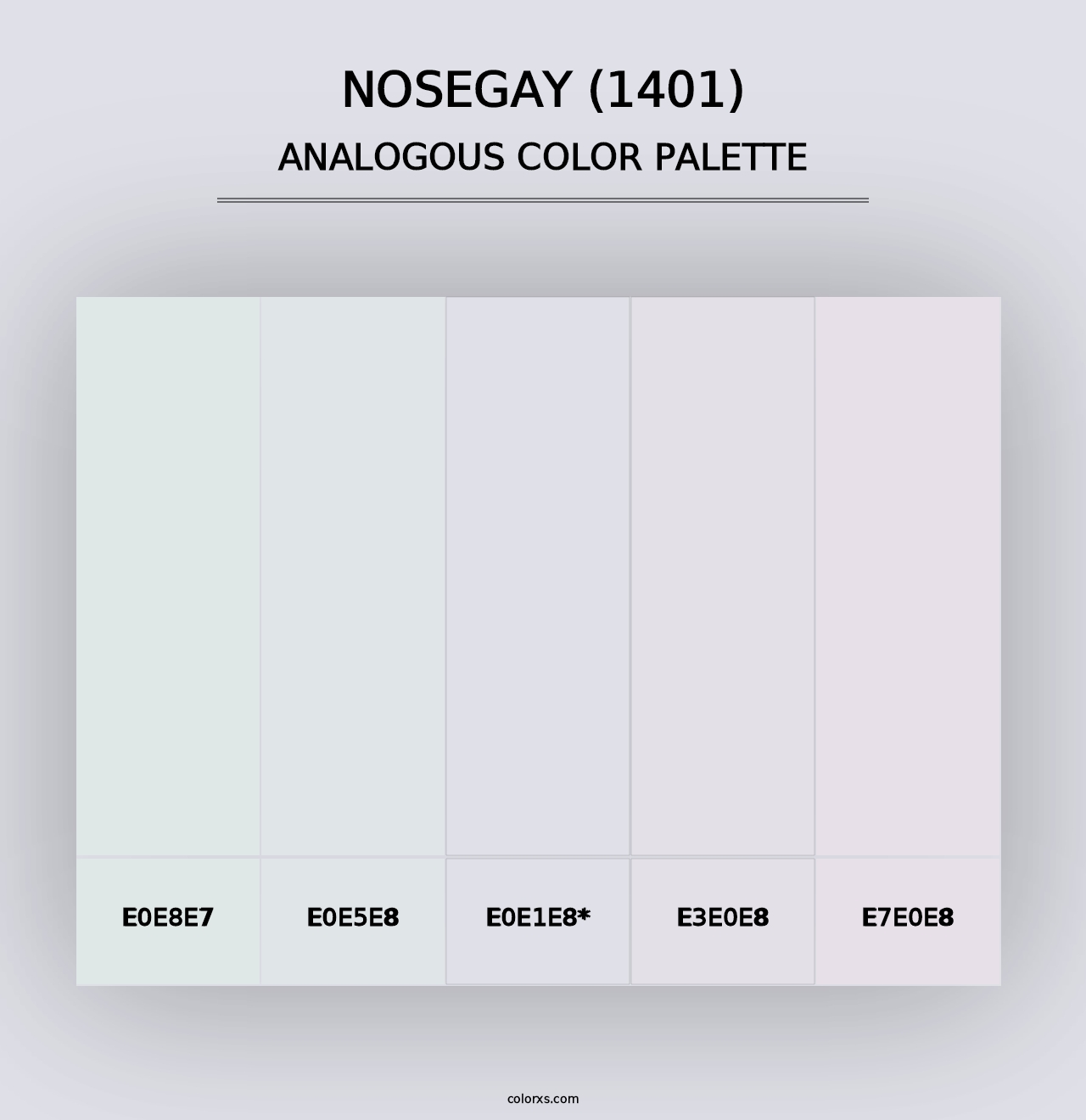 Nosegay (1401) - Analogous Color Palette