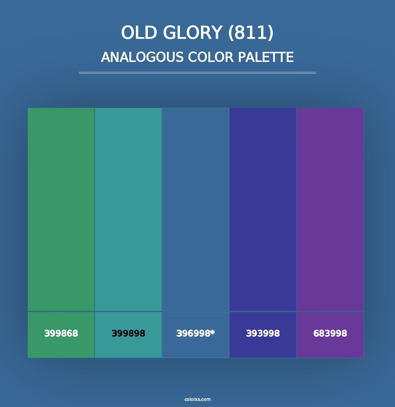 Old Glory (811) - Analogous Color Palette