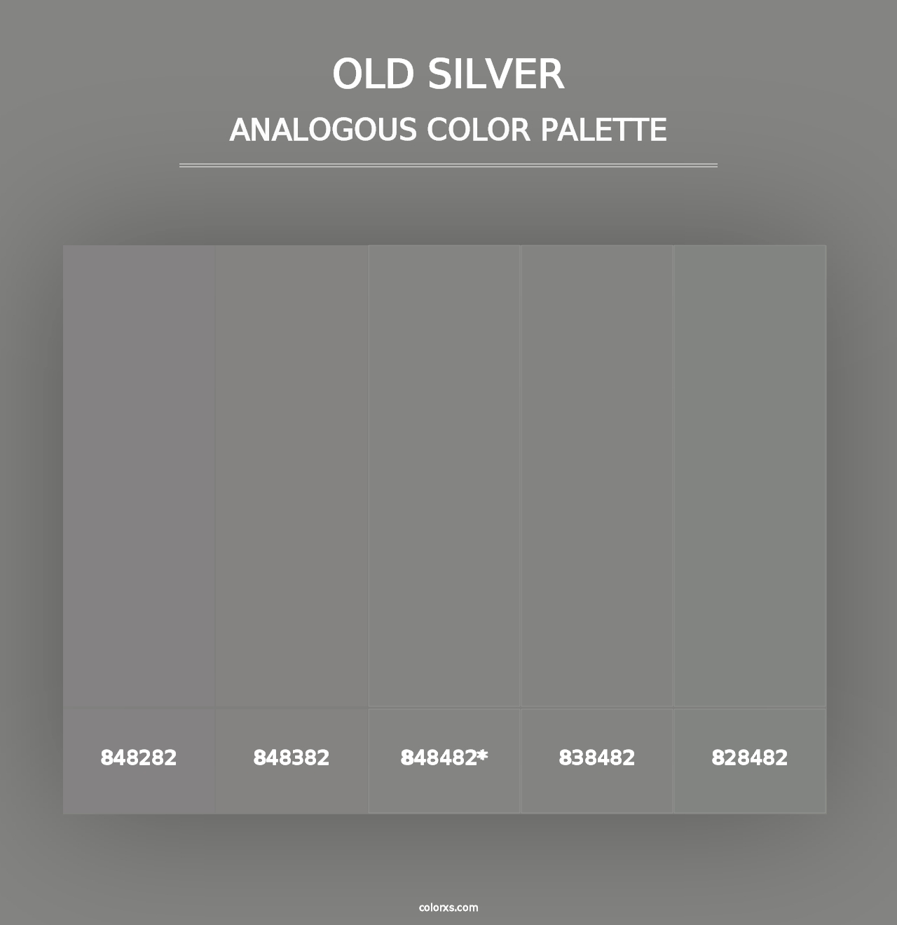 Old Silver - Analogous Color Palette