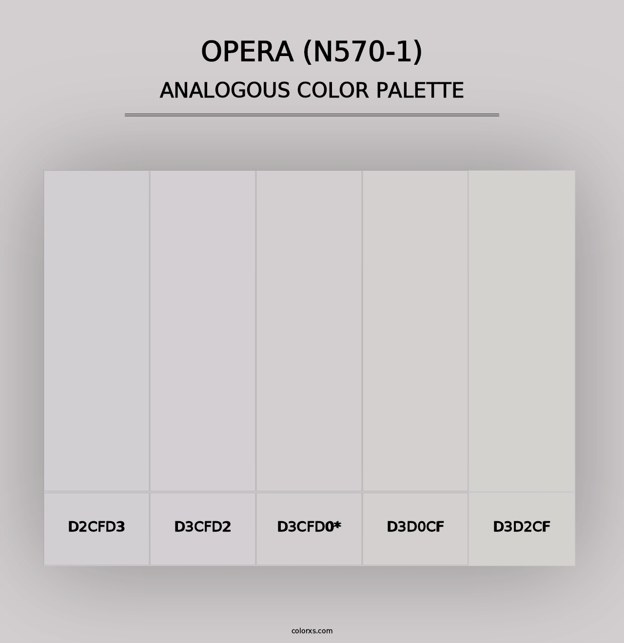 Opera (N570-1) - Analogous Color Palette