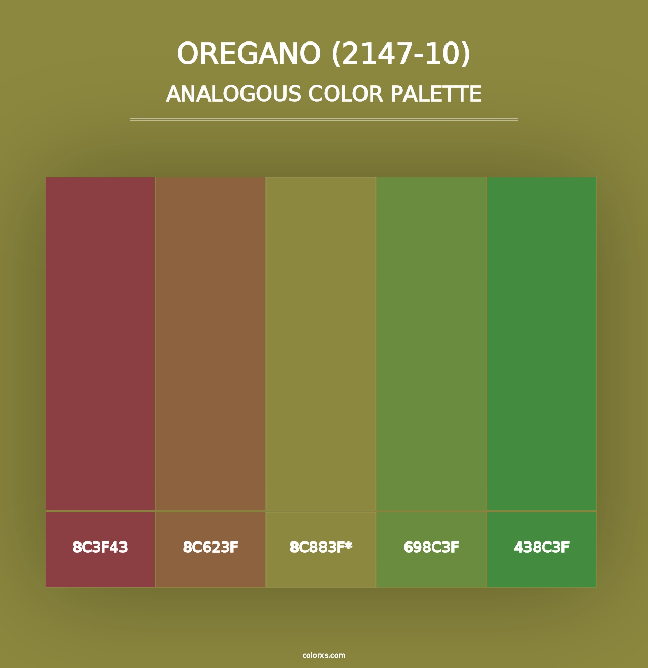 Oregano (2147-10) - Analogous Color Palette