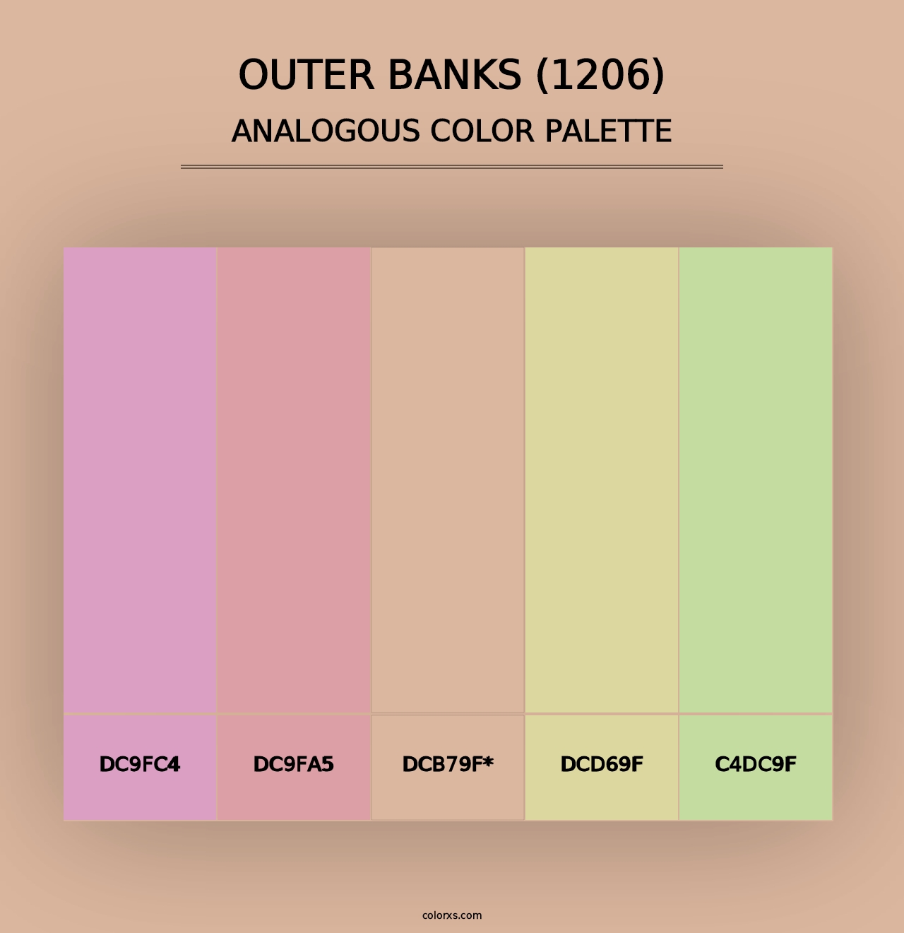 Outer Banks (1206) - Analogous Color Palette