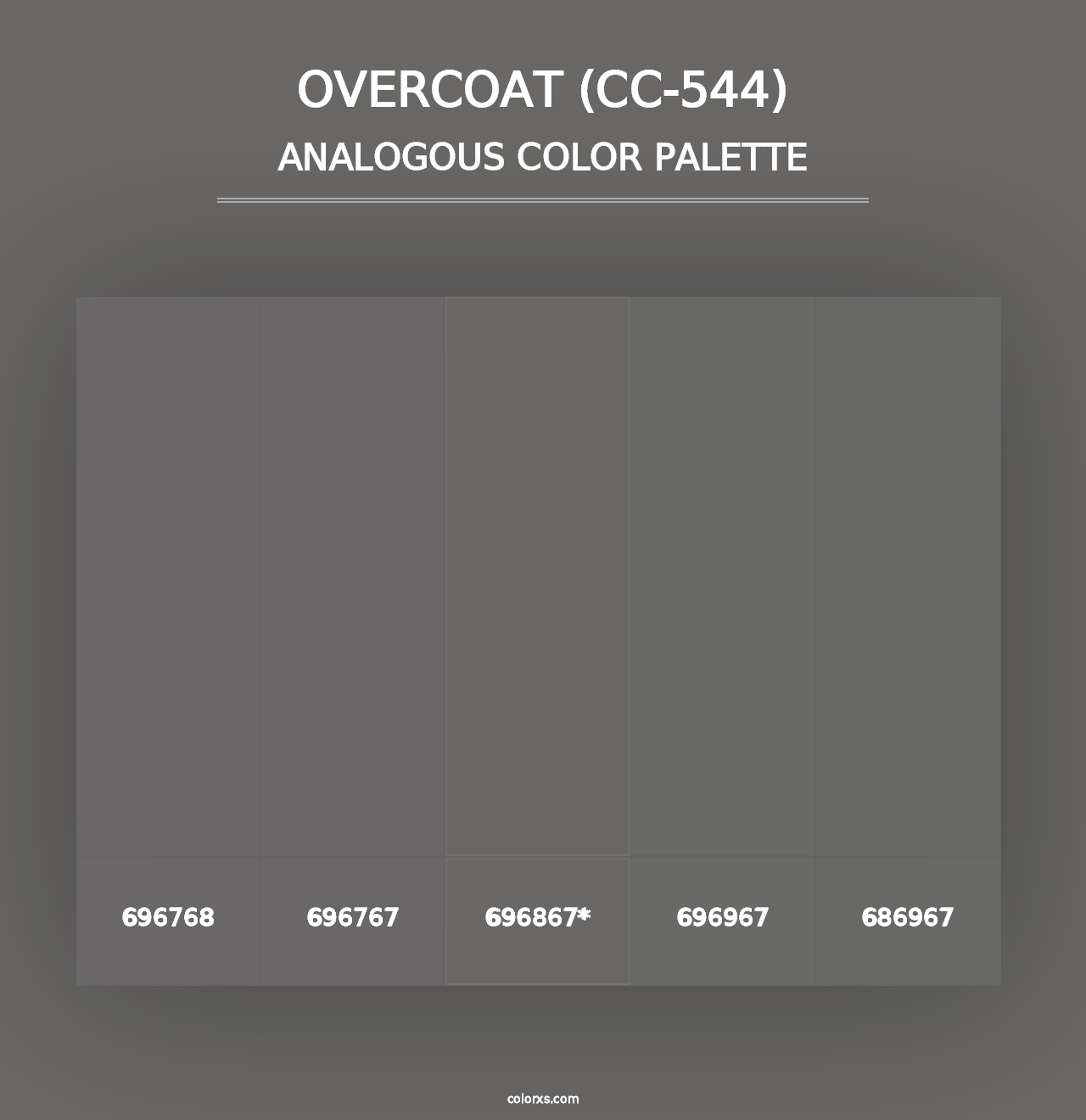 Overcoat (CC-544) - Analogous Color Palette