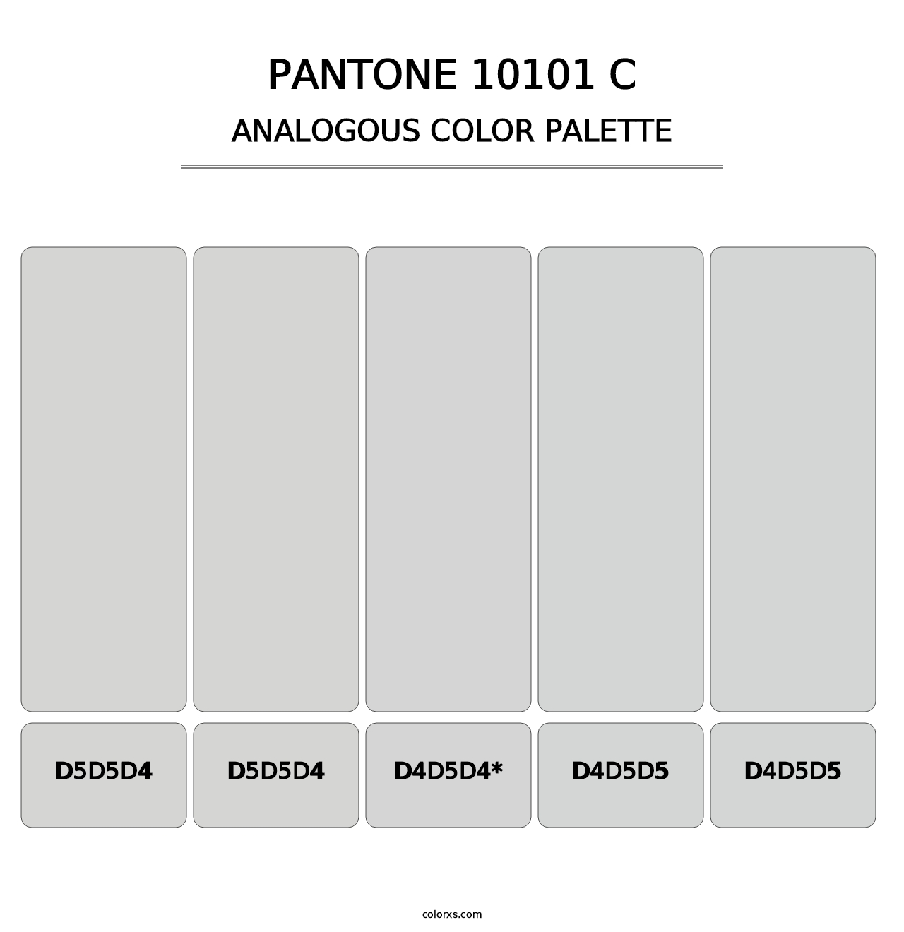 PANTONE 10101 C - Analogous Color Palette